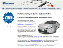 Tablet Screenshot of dayton-auto-repair-service.com
